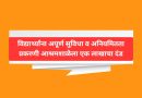 विद्यार्थ्यांना अपूर्ण सुविधा व अनियमितता प्रकरणी आश्रमशाळेला एक लाखाचा दंड